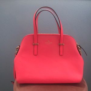 Kate Spade neon coral purse